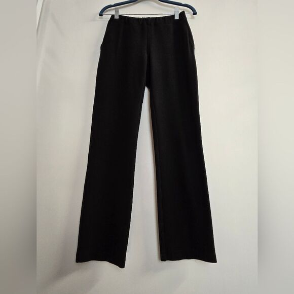 Eileen Fisher Elastic Waist Pull-on Pants Sz PP or 2P-4P Black - Picture 2 of 11